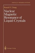 Cover: Nuclear Magnetic Resonance of Liquid Crystals - Springer