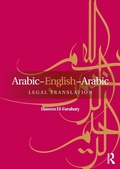 Cover: Arabic-English-Arabic Legal Translation - Routledge