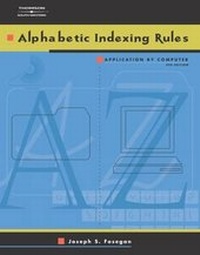 Enlarge image Cover: Alphabetic Indexing Rules: Student Text - South-Western