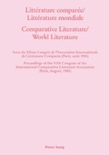 Cover: Litt&eacute;rature compar&eacute;e/Litt&eacute;rature mondiale- Comparative Literature/World Literature - Peter Lang Verlag