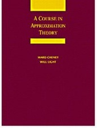 Enlarge image Cover: A Course in Approximation Theory - Brooks/Cole
