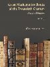 Abbildung von: Great Mathematics Books of the Twentieth Century - International Press of Boston Inc