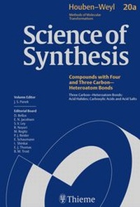 Abbildung von: Science of Synthesis: Houben-Weyl Methods of Molecular Transformations Vol. 20a - Thieme