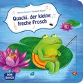 Cover: Quacki, der kleine freche Frosch. Mini-Bilderbuch - Don Bosco Medien