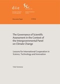 Cover: The governance of scientific assessment in the context of the Intergovernmental Panel on Climate Change - German Institute of Development and Sustainability (IDOS) gGmbH