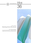 Cover: Bending-Active Structures - Universit&auml;t Stuttgart Inst. f. Tragkonstr.