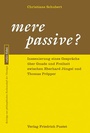 Cover: mere passive? - Pustet, F