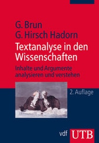 Enlarge image Cover: Textanalyse in den Wissenschaften - UTB
