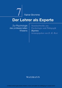 Abbildung von: Der Lehrer als Experte - Waxmann Lehrbuch