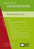Cover: Menschenrechte und Kritik - Wochenschau Verlag