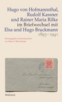 Cover: Hugo von Hofmannsthal, Rudolf Kassner und Rainer Maria Rilke im Briefwechsel mit Elsa und Hugo Bruckmann 1893-1941 - Wallstein