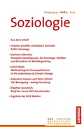 Cover: Soziologie Jg. 42 (2013) 3 - Campus