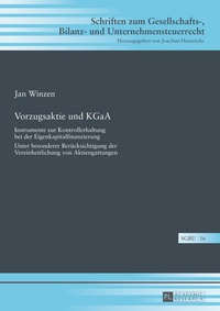 Abbildung von: Vorzugsaktie und KGaA - Peter Lang Verlag