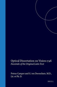 Enlarge image Cover: Optictal Dissertation on Vision, 1746 - Brill | Hes & De Graaf