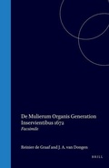 Cover: De mulierum organis generationi inservientibus, 1672 - Brill | Hes & De Graaf