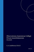 Cover: Observationes Anatomicae Collegii Privati Amstelodamensis - Brill | Hes & De Graaf