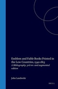 Cover: Emblem and Fable Books Printed in the Low Countries, 1542-1813 - Brill | Hes & De Graaf