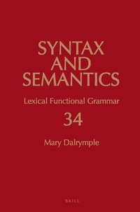 Enlarge image Cover: Lexical Functional Grammar - Brill
