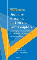 Cover: Discourse Functions at the Left and Right Periphery - Brill
