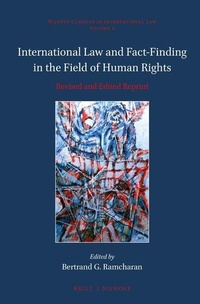 Enlarge image Cover: International Law and Fact-Finding in the Field of Human Rights - Martinus Nijhoff