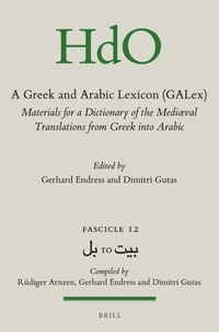Abbildung von: A Greek and Arabic Lexicon (GALex) - Brill