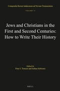 Cover: Jews and Christians in the First and Second Centuries: How to Write Their History - Brill