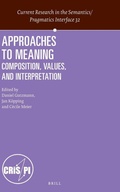 Cover: Approaches to Meaning - Brill
