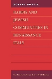 Enlarge image Cover: Rabbis and Jewish Communities in Renaissance Italy - Oxford University Press