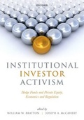 Cover: Institutional Investor Activism - Oxford University Press