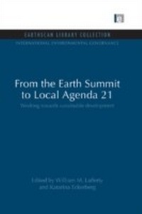 Enlarge image Cover: From the Earth Summit to Local Agenda 21 - Routledge