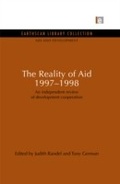 Cover: The Reality of Aid 1997-1998 - Routledge