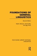 Cover: Foundations of General Linguistics (RLE Linguistics A: General Linguistics) - Routledge