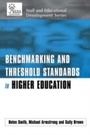 Cover: Benchmarking and Threshold Standards in Higher Education - Routledge