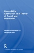 Cover: Vowel/Glide Alternation in a Theory of Constraint Interaction - Routledge