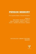 Cover: Person Memory (PLE: Memory) - Psychology Press Ltd