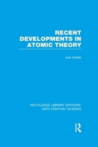 Enlarge image Cover: Recent Developments in Atomic Theory - Routledge