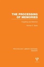 Cover: The Processing of Memories (PLE: Memory) - Psychology Press Ltd