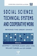 Cover: Social Science, Technical Systems, and Cooperative Work - Psychology Press Ltd