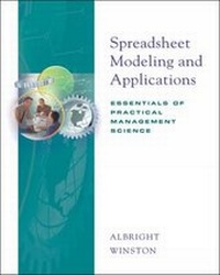 Enlarge image Cover: Spreadsheet Modeling and Applications : Essentials of Practical Management Science (with CD-ROM and InfoTrac (R)) - Brooks/Cole