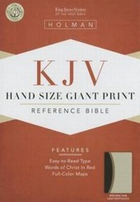 Enlarge image Cover: Hand Size Giant Pring Reference Bible-KJV - B&H Publishing Group
