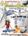 Cover: Jumpstarters for Fractions & Decimals, Grades 4 - 8 - Mark Twain Media