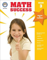 Enlarge image Cover: Math Success, Grade 3 - Rainbow Bridge Publishing (UT)