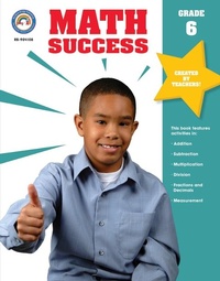 Enlarge image Cover: Math Success, Grade 6 - Rainbow Bridge Publishing (UT)