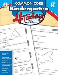 Enlarge image Cover: Common Core Kindergarten 4 Today - Carson Dellosa Education