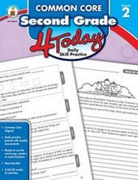 Enlarge image Cover: Common Core Second Grade 4 Today - Carson Dellosa Education
