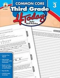 Enlarge image Cover: Common Core Third Grade 4 Today - Carson Dellosa Education