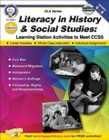 Cover: Literacy in History and Social Studies, Grades 6 - 8 - Mark Twain Media
