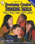 Cover: Developing Creative Thinking Skills, Grades 5 - 8 - Mark Twain Media