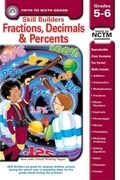 Cover: Fractions, Decimals, & Percents, Grades 5 - 6 - Skill Builders