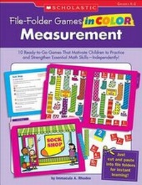 Enlarge image Cover: File-Folder Games in Color: Measurement - Scholastic Teaching Resources